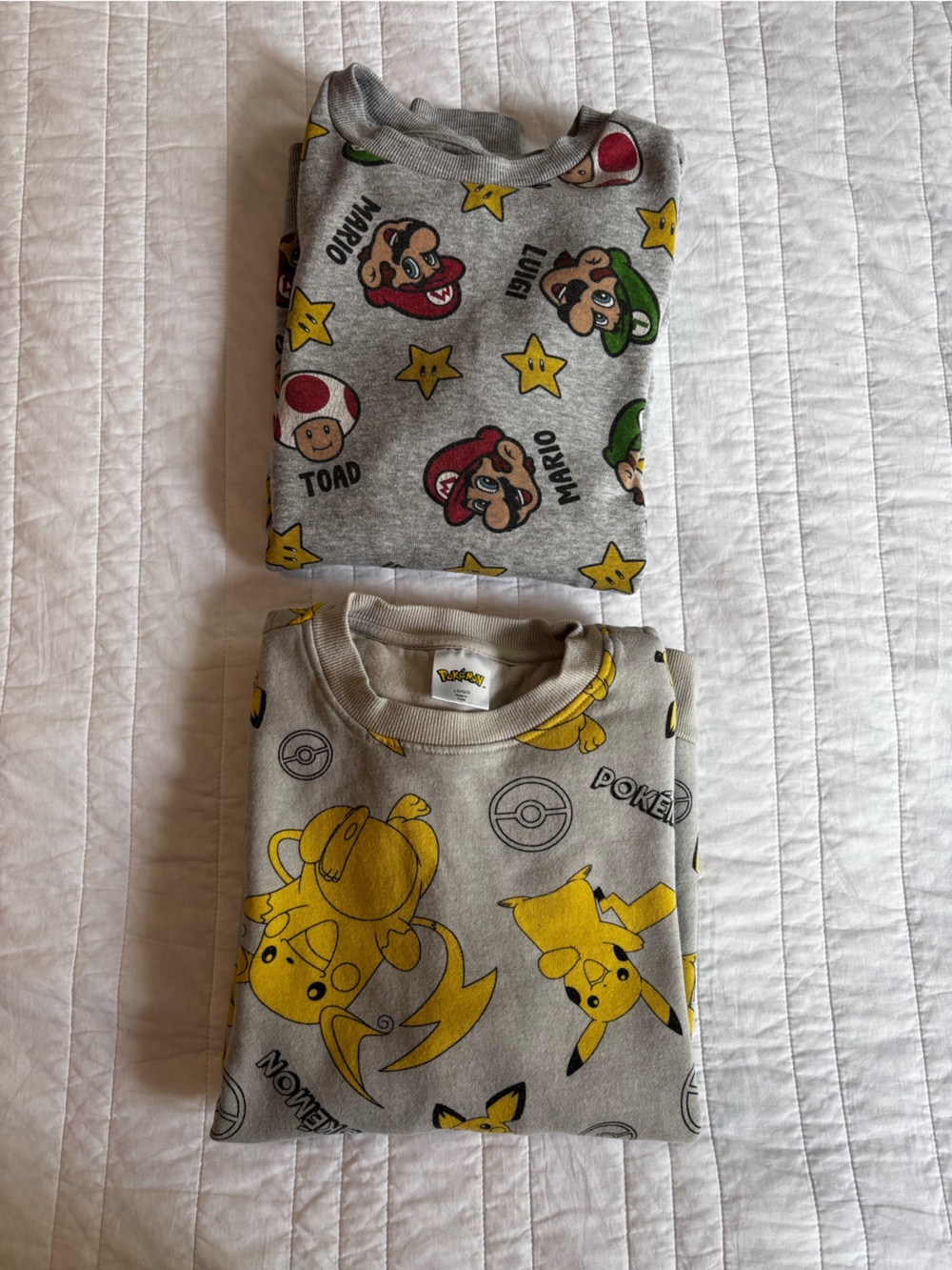 Boys Mario & Pokémon Sweatshirt Set